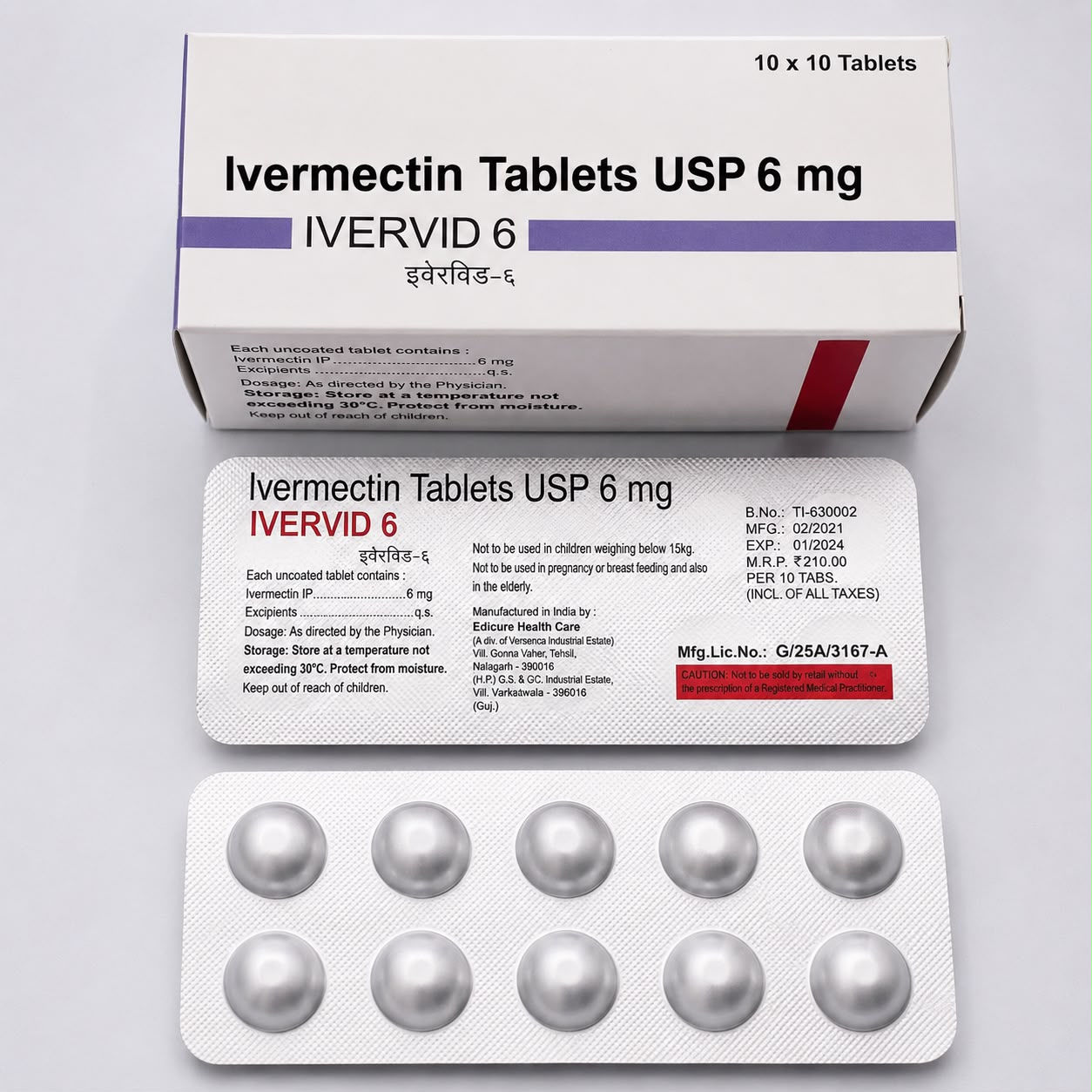 Ivermectin Tablets USP 6 mg