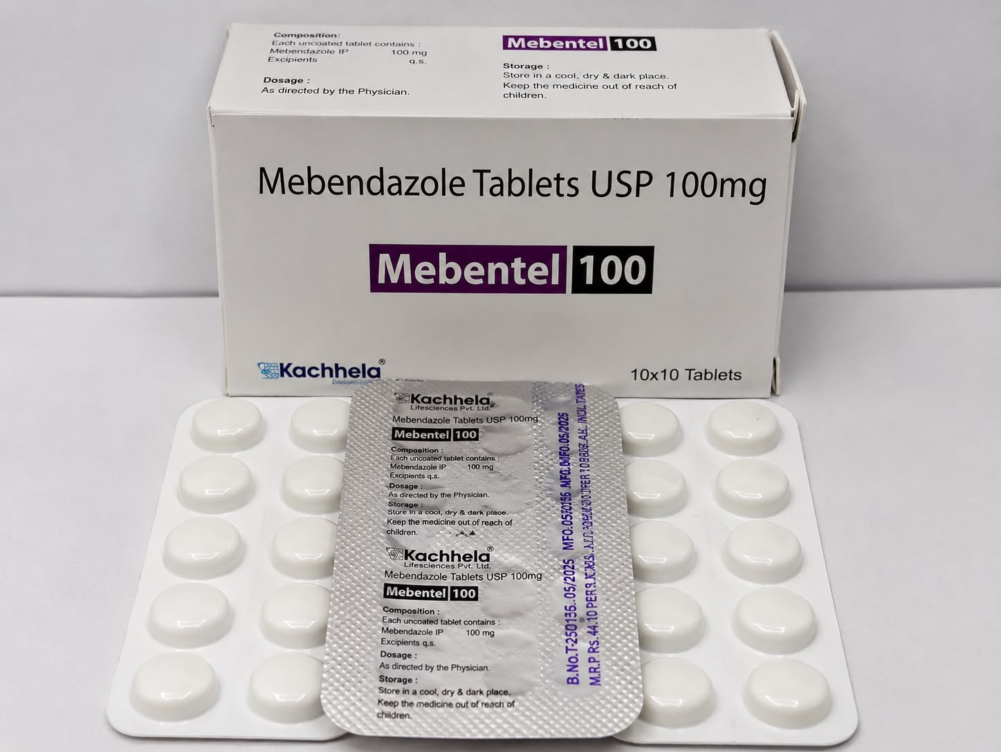 Mebendazole Tablets USP 100 mg